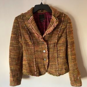The Limited Blazer, Tweed and Wool Blend, Size Large